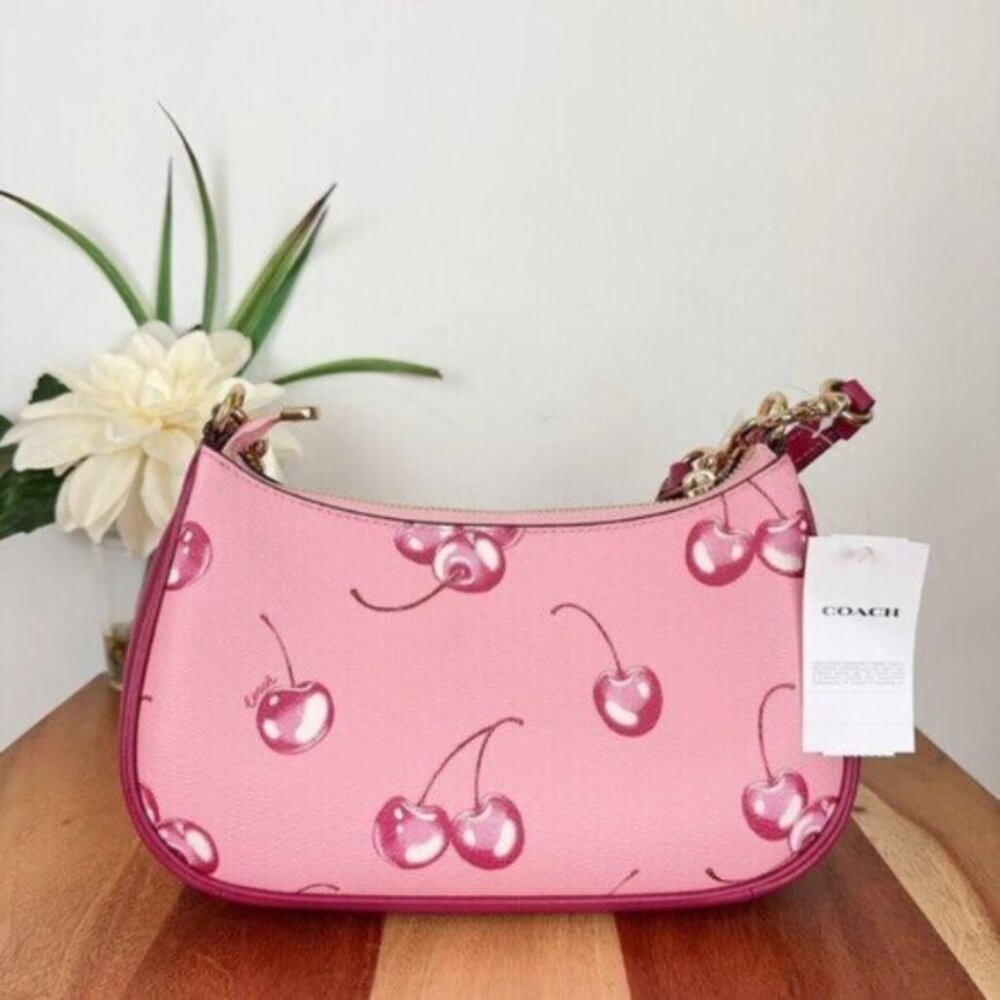 Coach | Bags | Coach Teri Shoulder Bag With Cherry Print Cr29